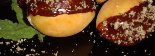 абрикосы с начинкой, в шоколаде. Шаг 2