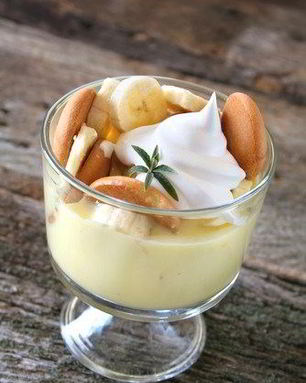 Бананово-ванильный слоеный пудинг