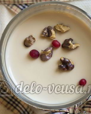 Десерт из ряженки