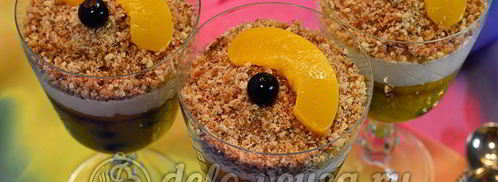 десерт с консервированными персиками. Шаг 12