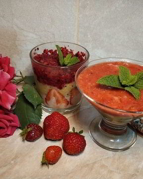 Фруктовый десерт с киноа