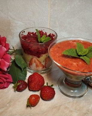 Фруктовый десерт с киноа