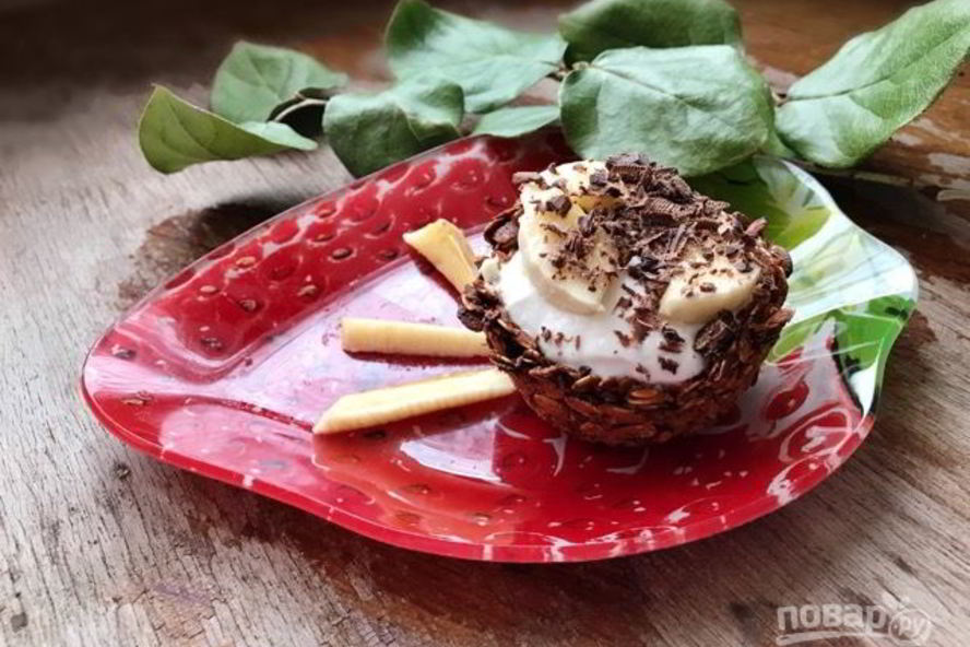 Рецепт гранолы-корзинок с греческим йогуртом