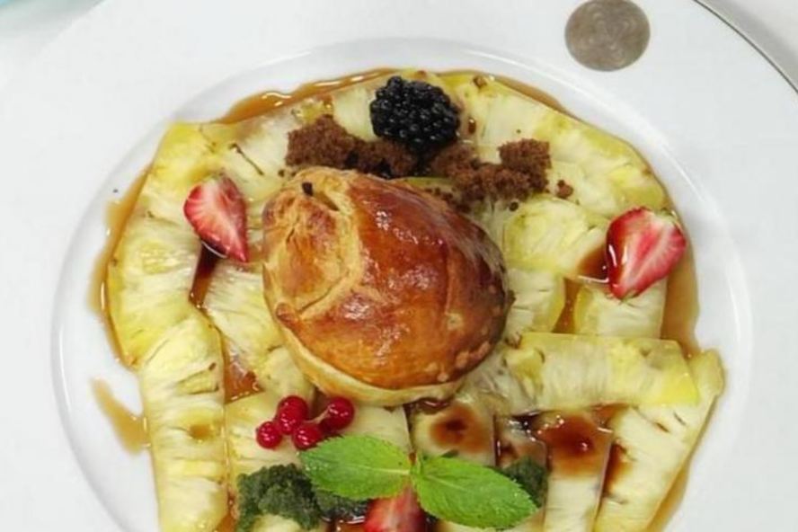 Рецепт груши, запеченной в тесте