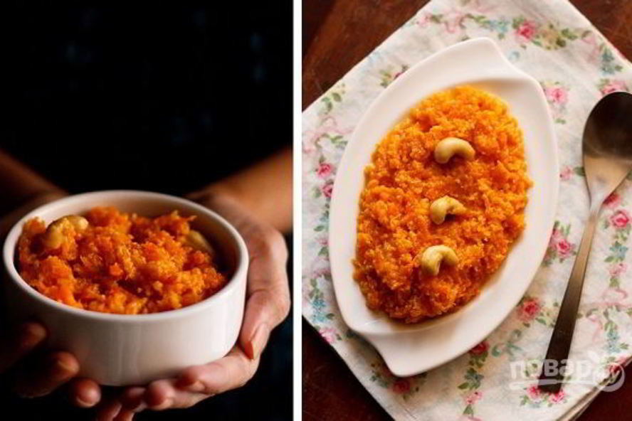 Рецепт морковной халвы