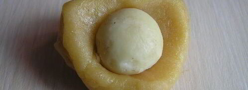 конфеты из марципана с орехом макадамия. Шаг 3