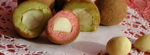 конфеты из марципана с орехом макадамия. Шаг 6