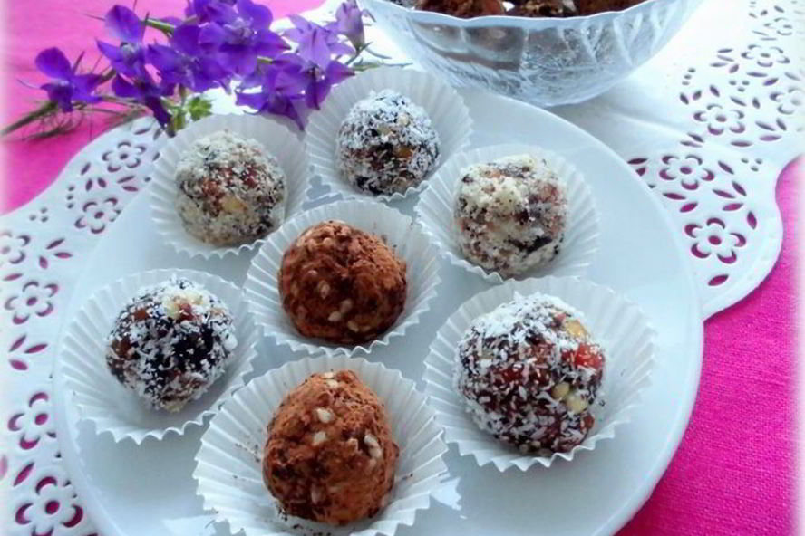 Рецепт конфет из сухофруктов искушение