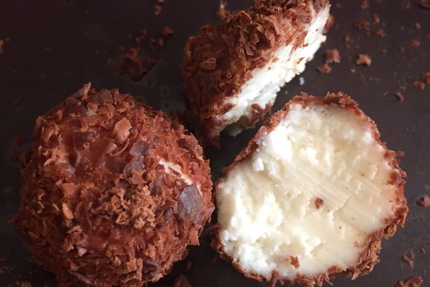 Рецепт конфет из творога в шоколаде