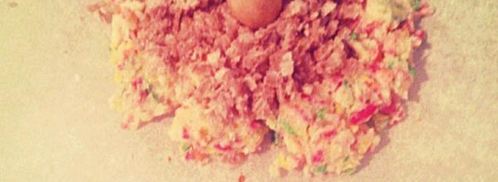 конфеты с кокосовой стружкой, вафлей и орешком. Шаг 3