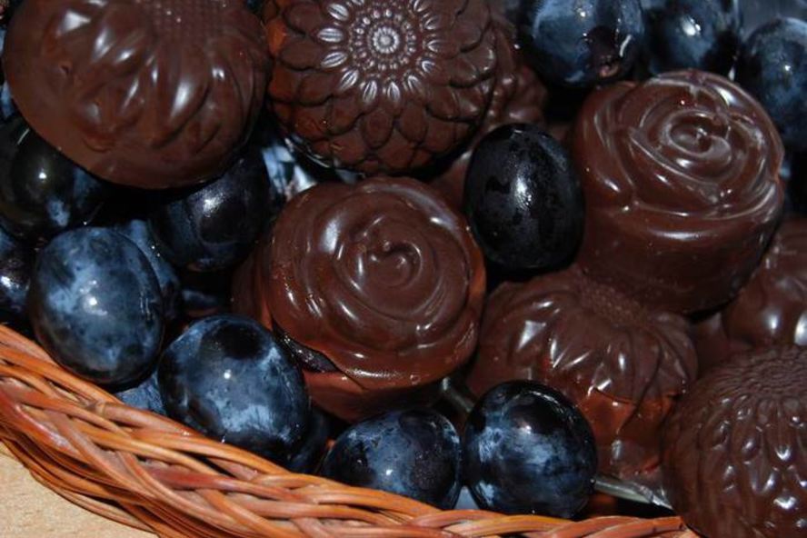 Рецепт конфет с виноградом