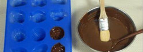 шоколадные конфеты с йогуртовым мороженым. Шаг 5