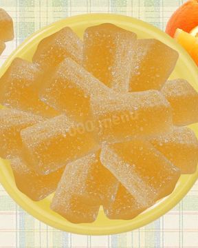 Желейные конфеты с апельсиновым соком