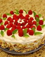 Бисквит с белковым кремом