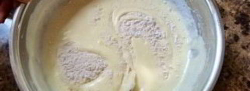 бисквит с белковым кремом. Шаг 5