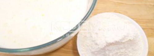 бисквитный рулет с кремом зимнее полено. Шаг 5