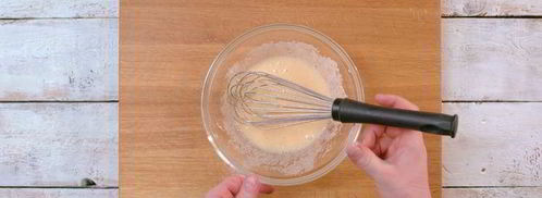 блинчики со сливочно-вишневым кремом. Шаг 2