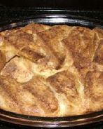 Хлебный пудинг с заварным лимонным кремом