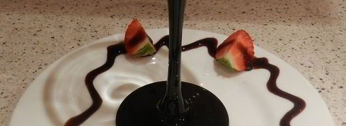 клубничная пена с ликером и бальзамическим кремом. Шаг 5