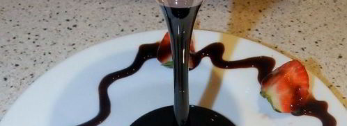 клубничная пена с ликером и бальзамическим кремом. Шаг 6