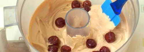 крем-брюле из творога с вареной сгущенкой и вишней. Шаг 3