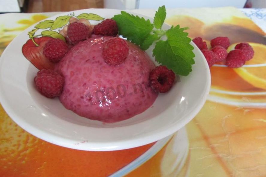 Рецепт крема из малины с желатином розовый меланж