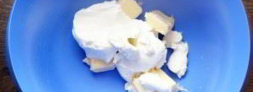 крем из творожного сыра. Шаг 2