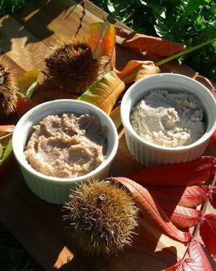 Пюре и крем из каштанов