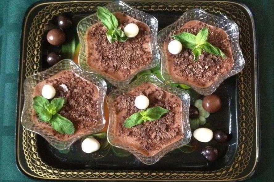 Рецепт шоколадного крема из манной крупы