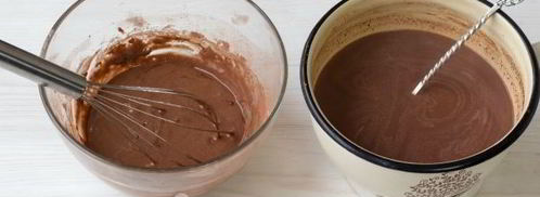 шоколадный заварной крем. Шаг 9