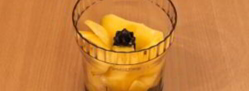 слоеные корзинки с кремом из маскарпоне, манго и фруктами. Шаг 2