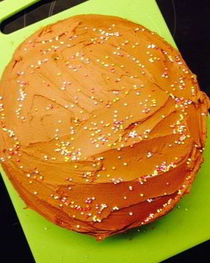 Торт с шоколадно-сметанным кремом