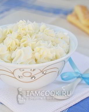 Творожный крем из кефира