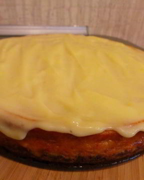 Тыквенный чизкейк с заварным апельсиновым кремом