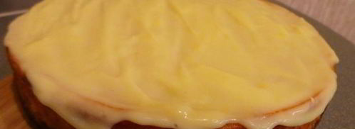 тыквенный чизкейк с заварным апельсиновым кремом. Шаг 11