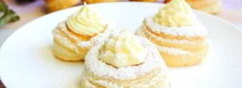 волованы с заварным кремом. Шаг 10