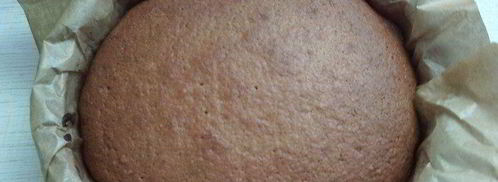 воздушный тыквенно-ореховый бисквит с тыквенно-шоколадным кремом. Шаг 6