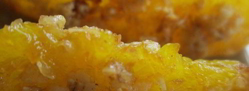 запеченные дольки апельсинов с творожным кремом. Шаг 5