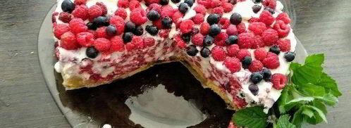 летний ягодный десерт без выпечки. Шаг 8