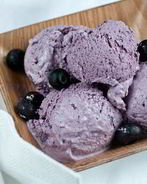 Черничное мороженое с маскарпоне