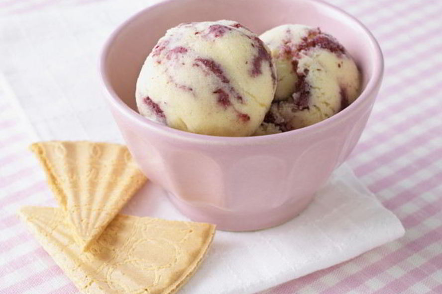 Рецепт черничного мороженого