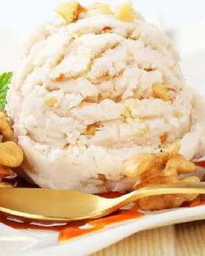 Домашнее мраморное мороженое