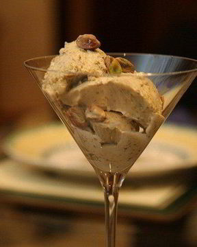 Фисташковое мороженое