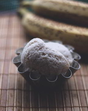 Легкое банановое мороженое с ромом