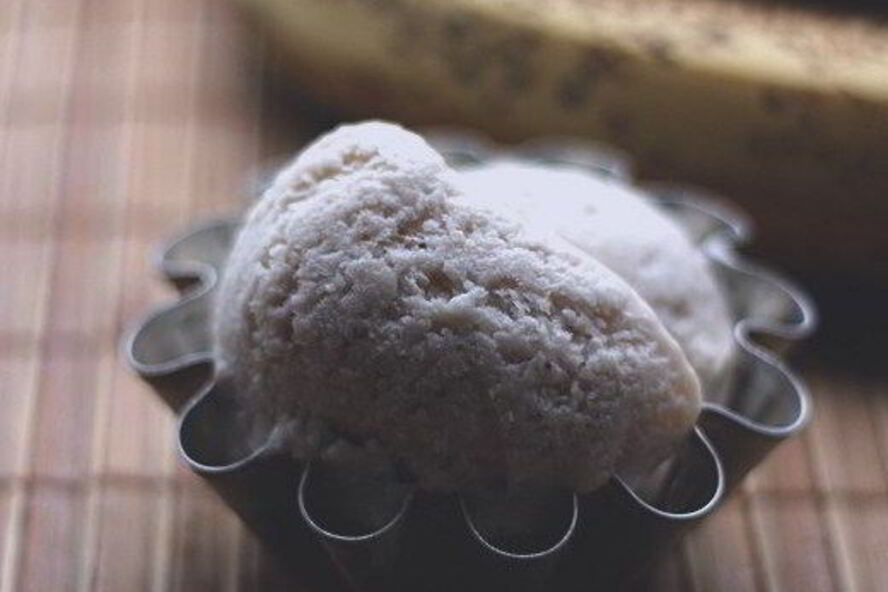 Рецепт легкого бананового мороженого с ромом