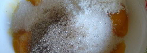 мороженое дуэт банана с апельсином. Шаг 2