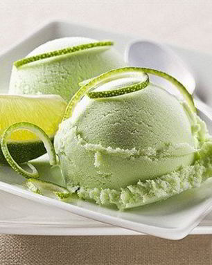 Мороженое из авокадо и лимона