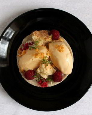 Мороженое из цветной капусты и белого шоколада