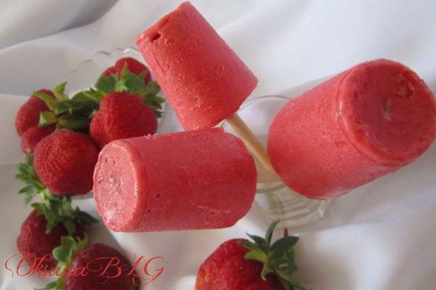Рецепт мороженого клубничного