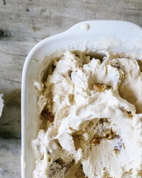 Мороженое с орехами